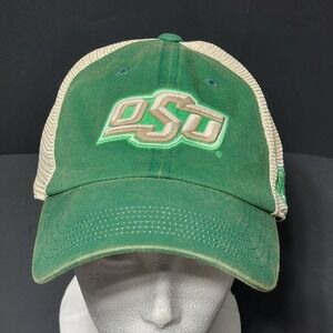Top of the World OSU‎ Oklahoma State Cowboys Green Trucker Hat One-Fit Shamrock